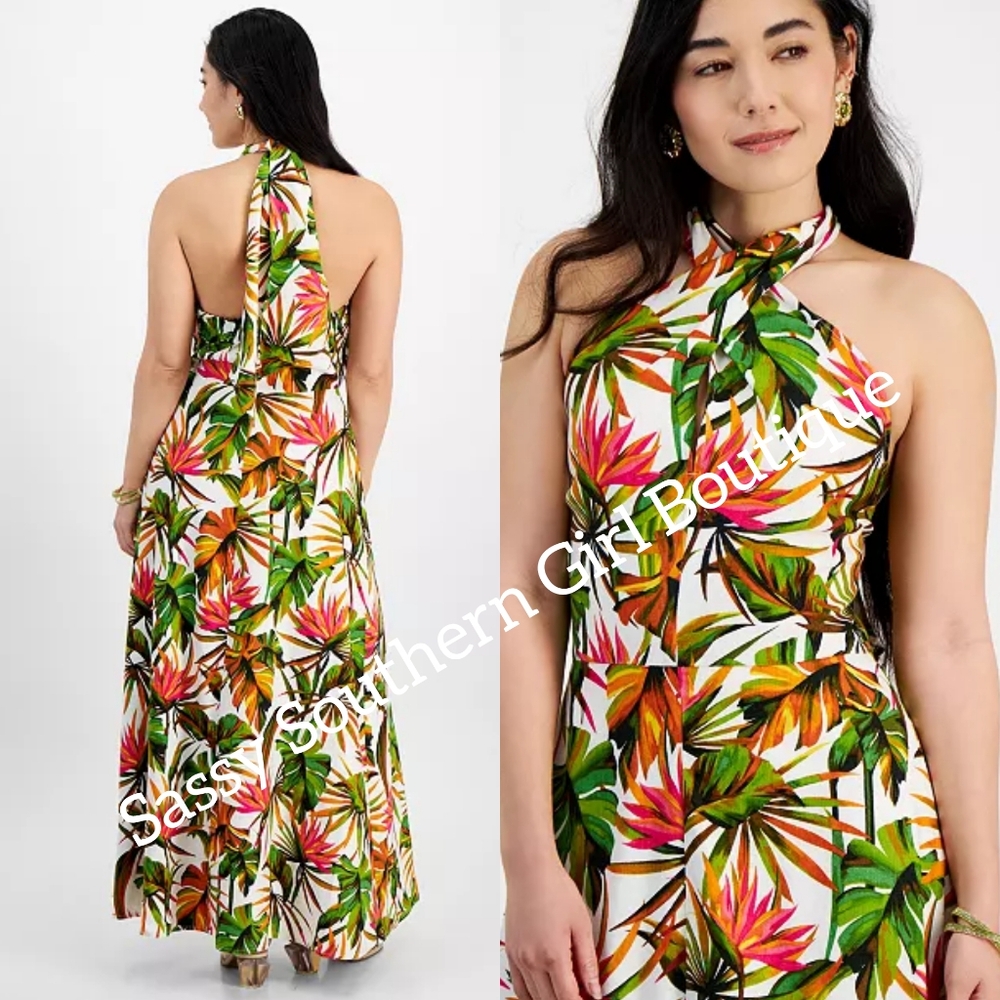 🆕⭐ INC International Concepts Tropical Maxi Dress